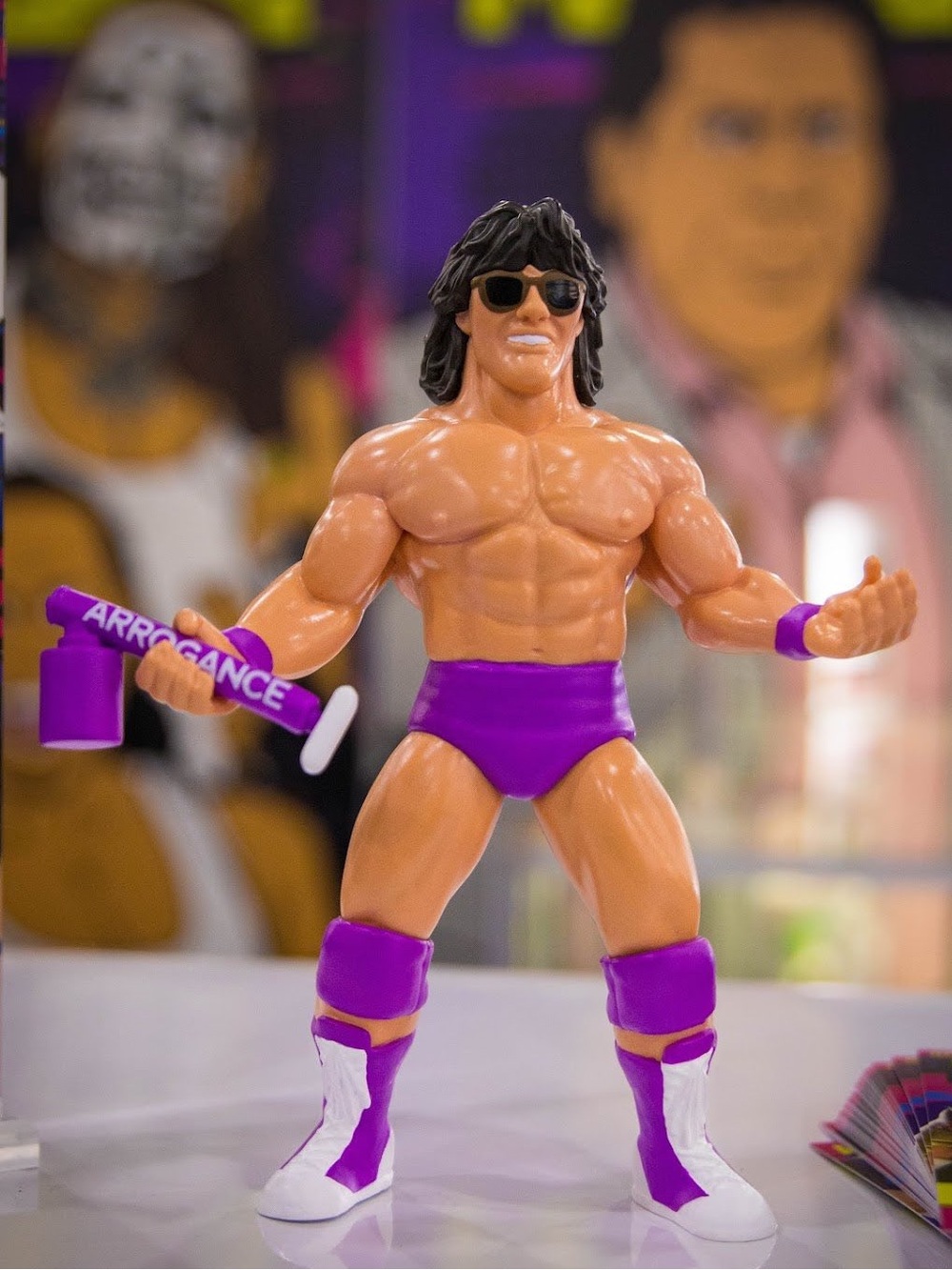 Big Rubber Guys Rick “The Model” Martel Action Figure - Purple Outfit (1 of 750)